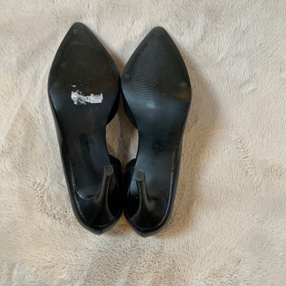 Nine West D’orsay  Black 8 Pointed Stiletto Heels Date night Wedding Guest Party - Picture 4 of 7